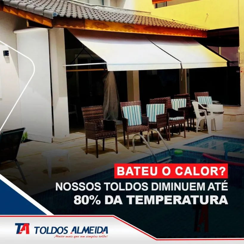 Diminua o calor com a ajuda dos Toldos