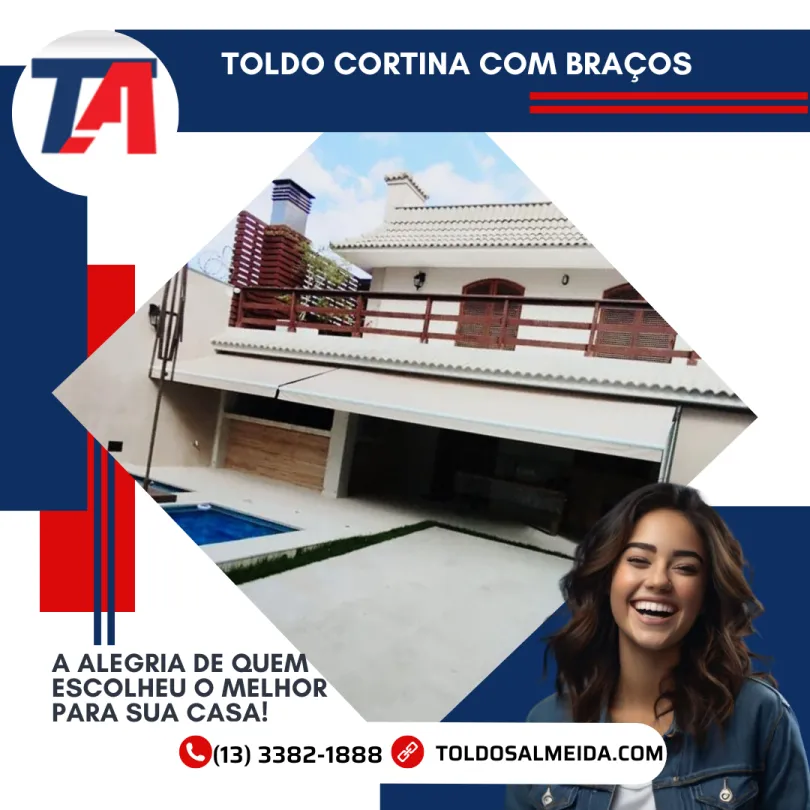 A alegria de quem escolheu o melhor toldo