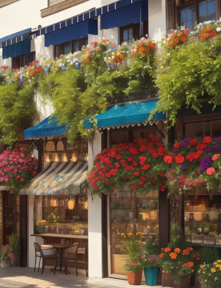 Toldos decorados em bertioga