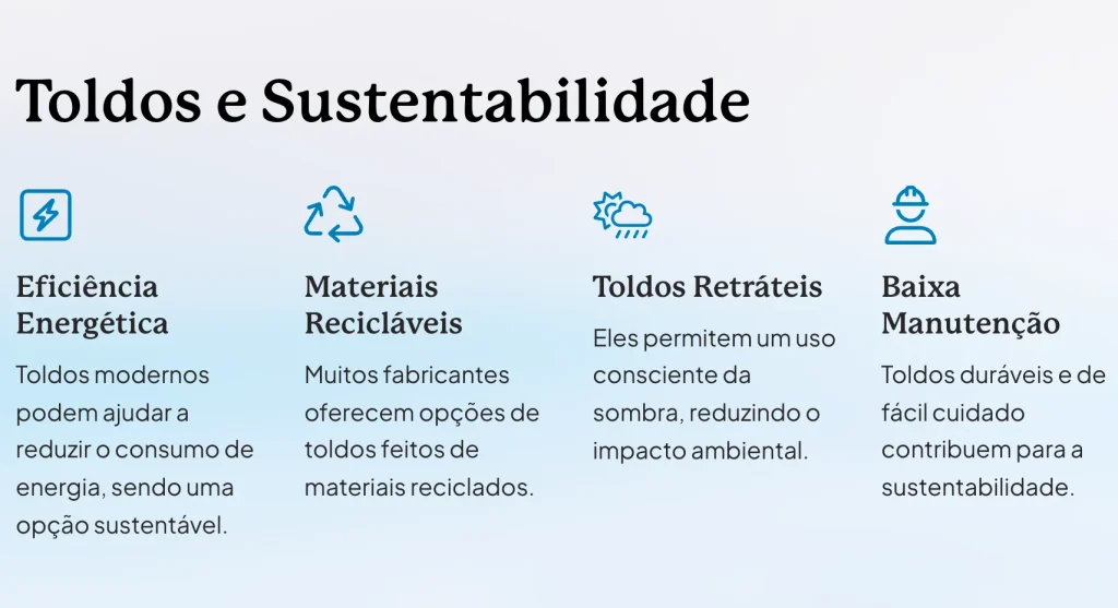 Toldos e Sustentabilidade em Santos