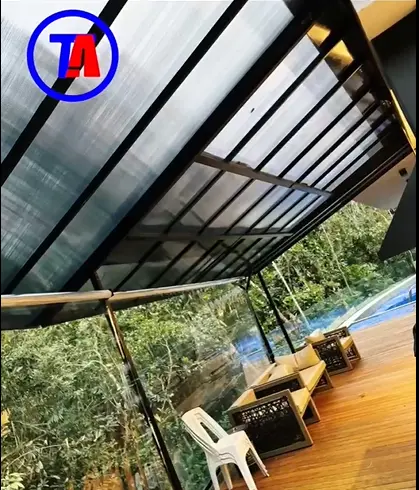 Toldo cobertura em policarbonato em Santo Andre SP